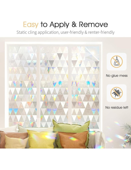 Película de Privacidad para Ventanas LUTE 0.89 m Transparente