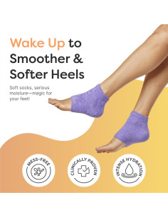 Calcetines Hidratantes ZenToes para Talones Agrietados - Regular 2