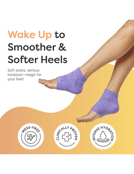 Calcetines Hidratantes ZenToes para Talones Agrietados - Regular