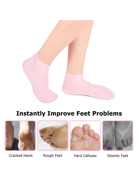 Calcetines Hidratantes de Gel KVMDAZ para Mujeres - 1 Par