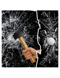 Película de Seguridad para Ventanas Shackcom 43.9cm x 3m Transparente