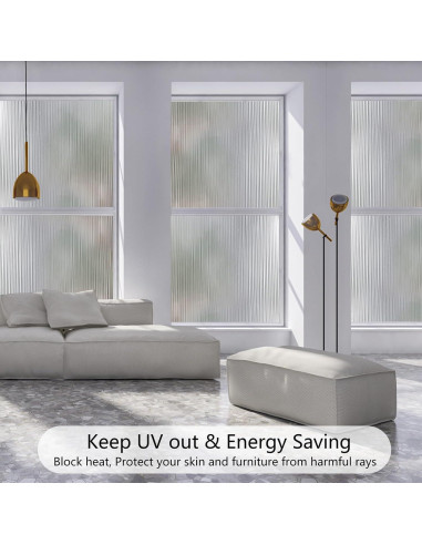 Película de Ventana Privada Jahoot 45x200 cm Estriada UV
