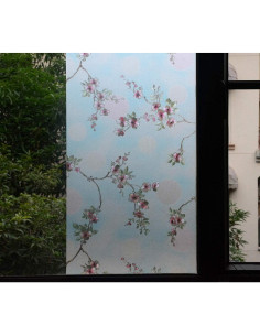 Película de Ventana VSUDO 45x200 cm Flor de Durazno Anti UV 2