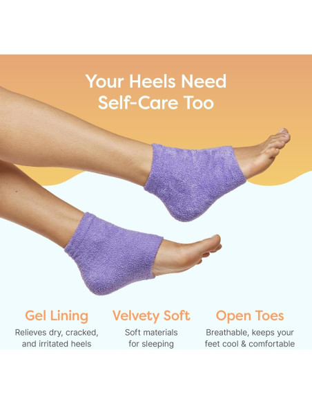 Calcetines Hidratantes ZenToes para Talones Agrietados - Regular