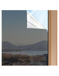 Película de Ventana Reflectante Shackcom 44.5x199.4cm Plata