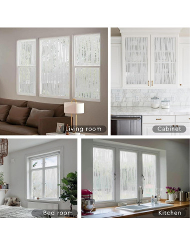 Película de Privacidad NINETREX 44.5x200cm Anti-UV Rayas