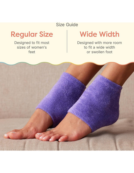 Calcetines Hidratantes ZenToes para Talones Agrietados - Regular