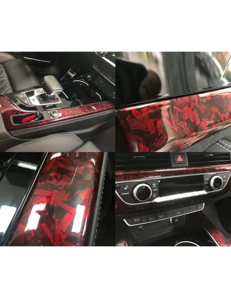 Rollo de Vinilo Adhesivo ASENDIWAY 1.52m x 0.20m Rojo Brillante