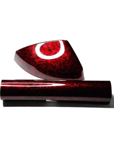 Rollo de Vinilo Adhesivo ASENDIWAY 1.52m x 0.20m Rojo Brillante