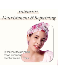 Mascarilla Capilar PETITFEE de Pétalos de Rosa 5ea - Nutritiva y Reparadora 2