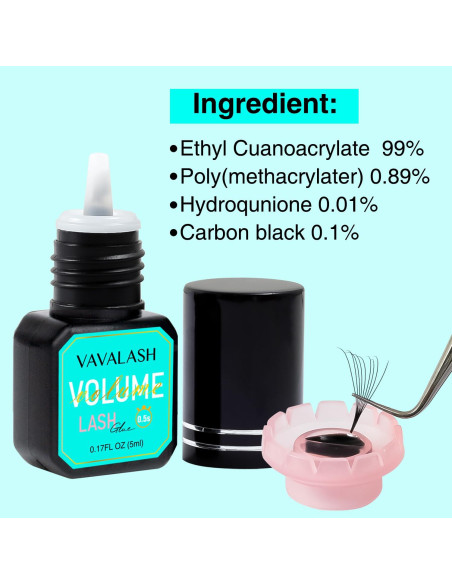 Adhesivo para Extensiones de Pestañas VAVALASH 5ml - Secado Rápido 0.5s Adhesivo para Extensiones de Pestañas VAVALASH 5ml - Secado Rápido 0.5s