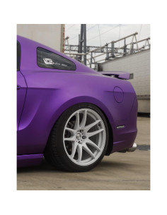 Vinilo Mate Metálico VViViD Púrpura 1.52x1.52m Auto-reparación 2