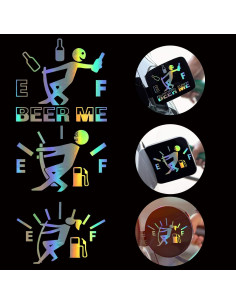 Calcomanías Holográficas HungMieh para Tanque de Gas - Pack de 3 2