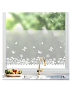 Película de Privacidad DKTIE 45x200 cm PVC Adhesión Estática