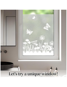 Película de Privacidad DKTIE 45x200 cm PVC Adhesión Estática 2