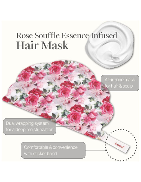 Mascarilla Capilar PETITFEE de Pétalos de Rosa 5ea - Nutritiva y Reparadora Mascarilla Capilar PETITFEE de Pétalos de Rosa 5ea - Nutritiva y Reparadora