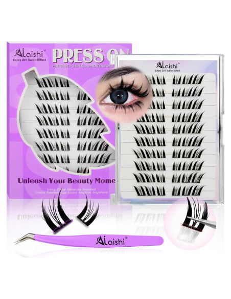 Pestañas Autoadhesivas AILAISHI 10-14mm 60pcs D Curl Fluffy