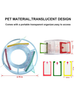 Notas Adhesivas Transparentes OKETHERMO 150 Pestañas Flecha 2
