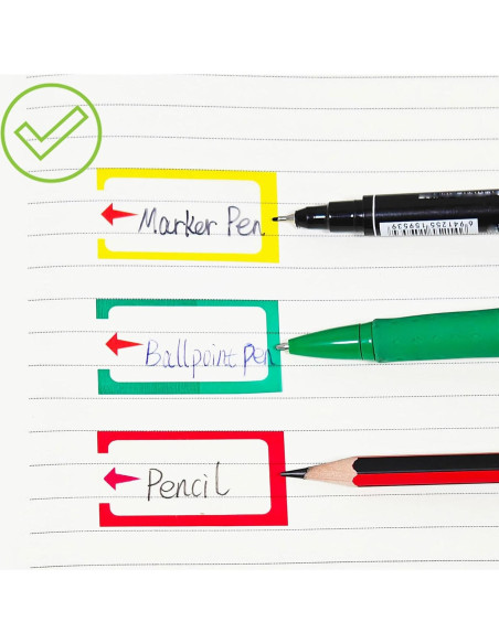 Notas Adhesivas Transparentes OKETHERMO 150 Pestañas Flecha