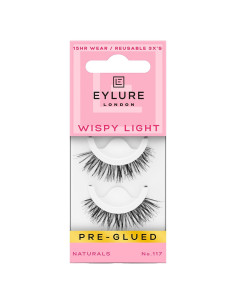 Pestañas Postizas Pre-Adhesivas Eylure Wispy No. 117 - 1 Par