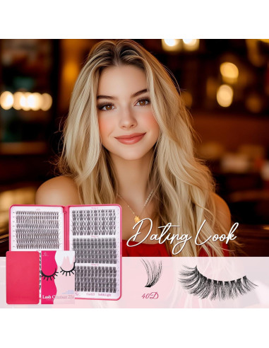 Grupos de Pestañas Wispy CCODDY 30D 40D 8-16MM Natural