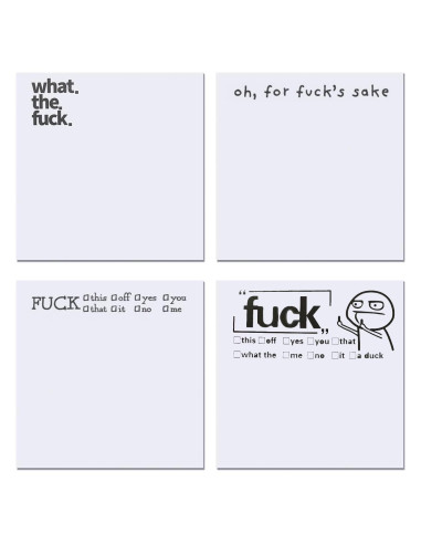 Notas Adhesivas Divertidas GETRIC 200 Piezas 15.8x10.5 cm