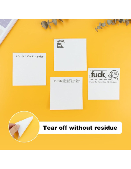 Notas Adhesivas Divertidas GETRIC 200 Piezas 15.8x10.5 cm