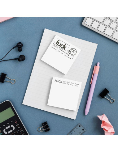 Notas Adhesivas Divertidas GETRIC 200 Piezas 15.8x10.5 cm