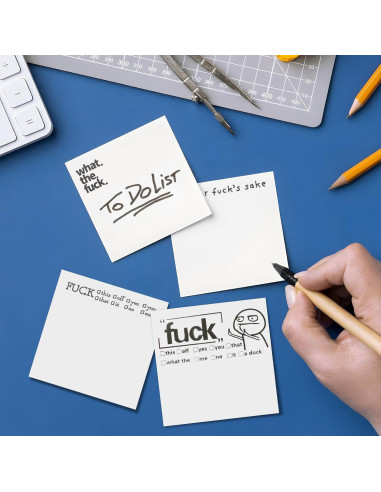 Notas Adhesivas Divertidas GETRIC 200 Piezas 15.8x10.5 cm