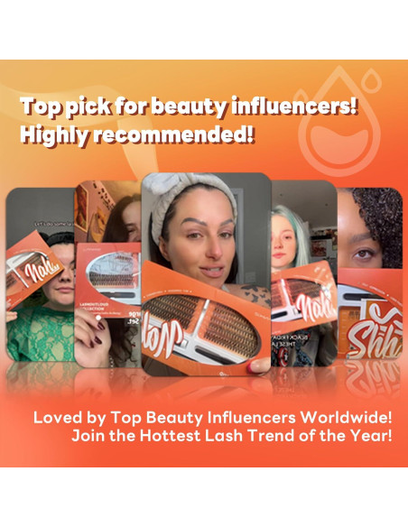 Kit de Extensión de Pestañas LANKIZ MuseV+ C, 280 pcs, 40D+50D