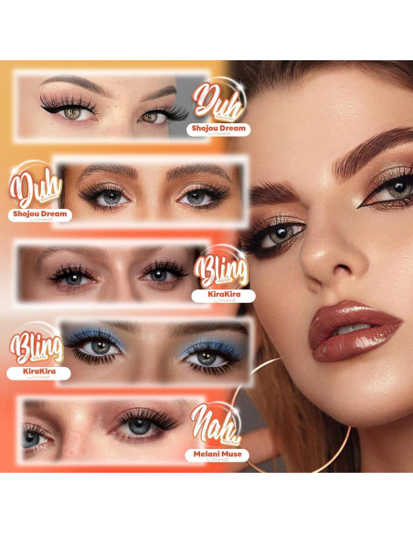 Kit de Extensión de Pestañas LANKIZ MuseV+ C, 280 pcs, 40D+50D