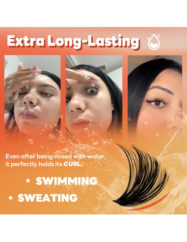 Kit de Extensión de Pestañas LANKIZ MuseV+ C, 280 pcs, 40D+50D