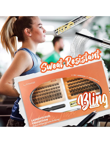 Kit de Extensión de Pestañas LANKIZ MuseV+ C, 280 pcs, 40D+50D