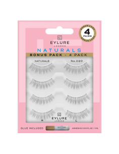Pestañas Reutilizables Eylure Naturals No. 020 - 4 Pares, Negro