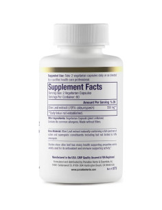 Extracto de Hoja de Olivo Paradise Herbs 120 Cápsulas Veganas 2