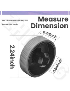 Rueda de Reemplazo Mejorada ZHIXING para Aspiradora Ryo-bi 2