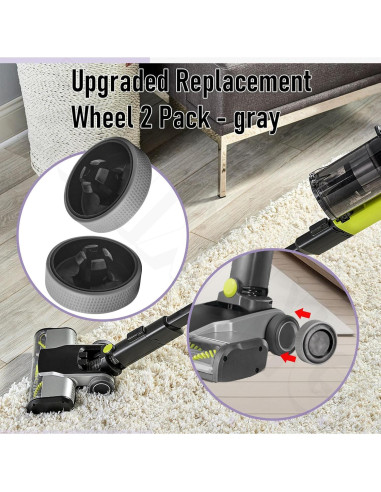 Rueda de Reemplazo Mejorada ZHIXING para Aspiradora Ryo-bi