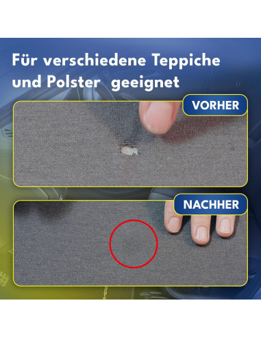 Kit de Reparación de Tapicería ATG - 8-10 Reparaciones - Tela y Cuero