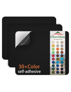 Parche de reparación Gheeidau 27.94x22.86 cm 3 piezas negro