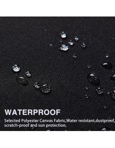 Parche de reparación Gheeidau 27.94x22.86 cm 3 piezas negro 2