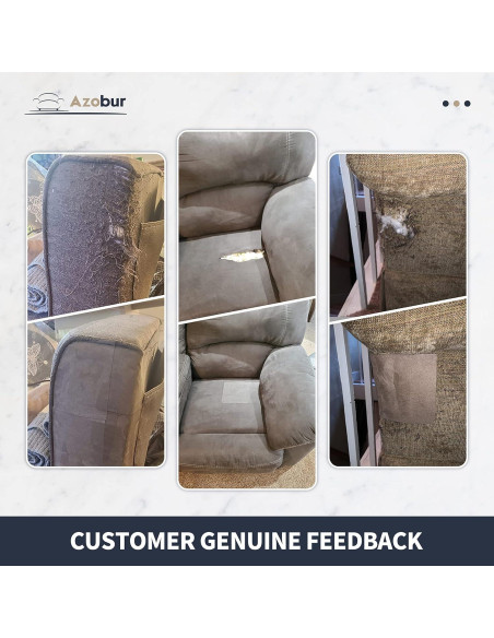 Parche Autoadhesivo de Terciopelo Azobur 20x28 cm Gris Oscuro