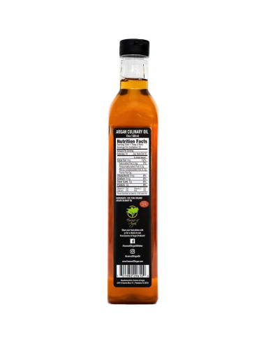 Aceite de Argán Orgánico Comestible Esencia de Argán 482ml