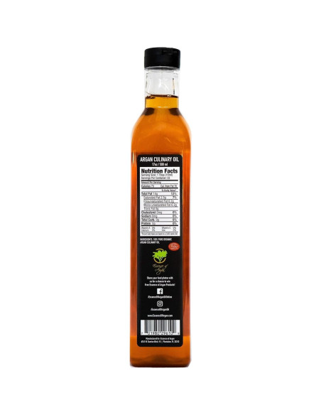 Aceite de Argán Orgánico Comestible Esencia de Argán 482ml