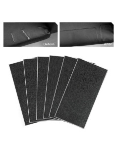 Parche de Reparación de Cuero Autoadhesivo Acxico 6 Piezas 15x25cm