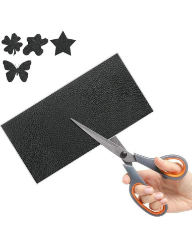 Parche de Reparación de Cuero Autoadhesivo Acxico 6 Piezas 15x25cm