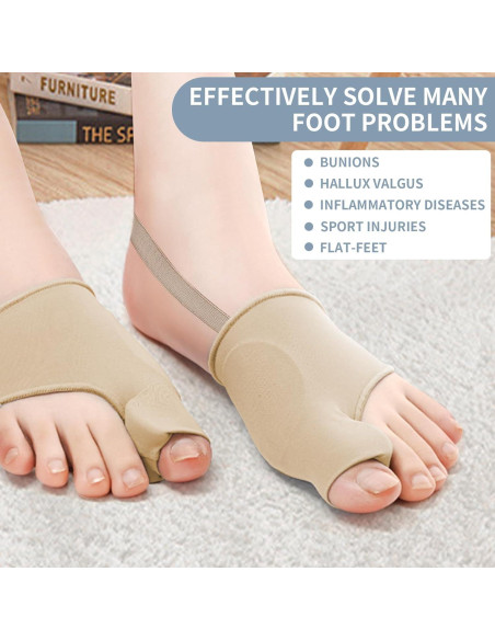 Corrector de Juanetes DFQ 2 Pcs para Alivio y Soporte M