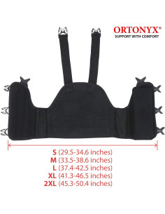 Faja de Soporte para Esternón y Tórax ORTONYX ACHB5255-S 2