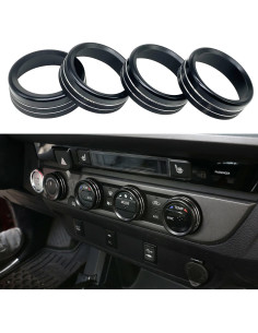 Cubiertas de Perilla de Consola Toyota Tacoma 2016-2023 - Negro 2