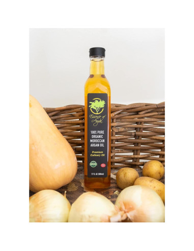 Aceite de Argán Orgánico Comestible Esencia de Argán 482ml