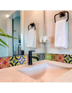 Pegatinas de Azulejos Mi Alma 24 PC 10x10 cm Impermeables 2